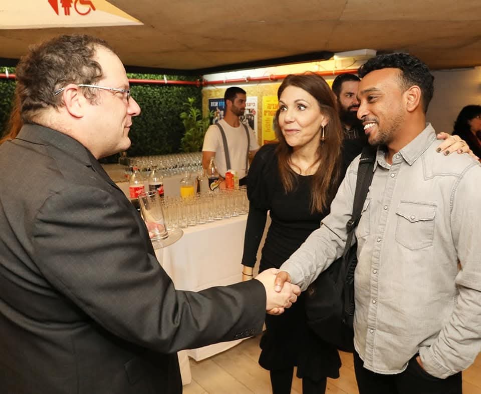 צילום אווירה של קהל